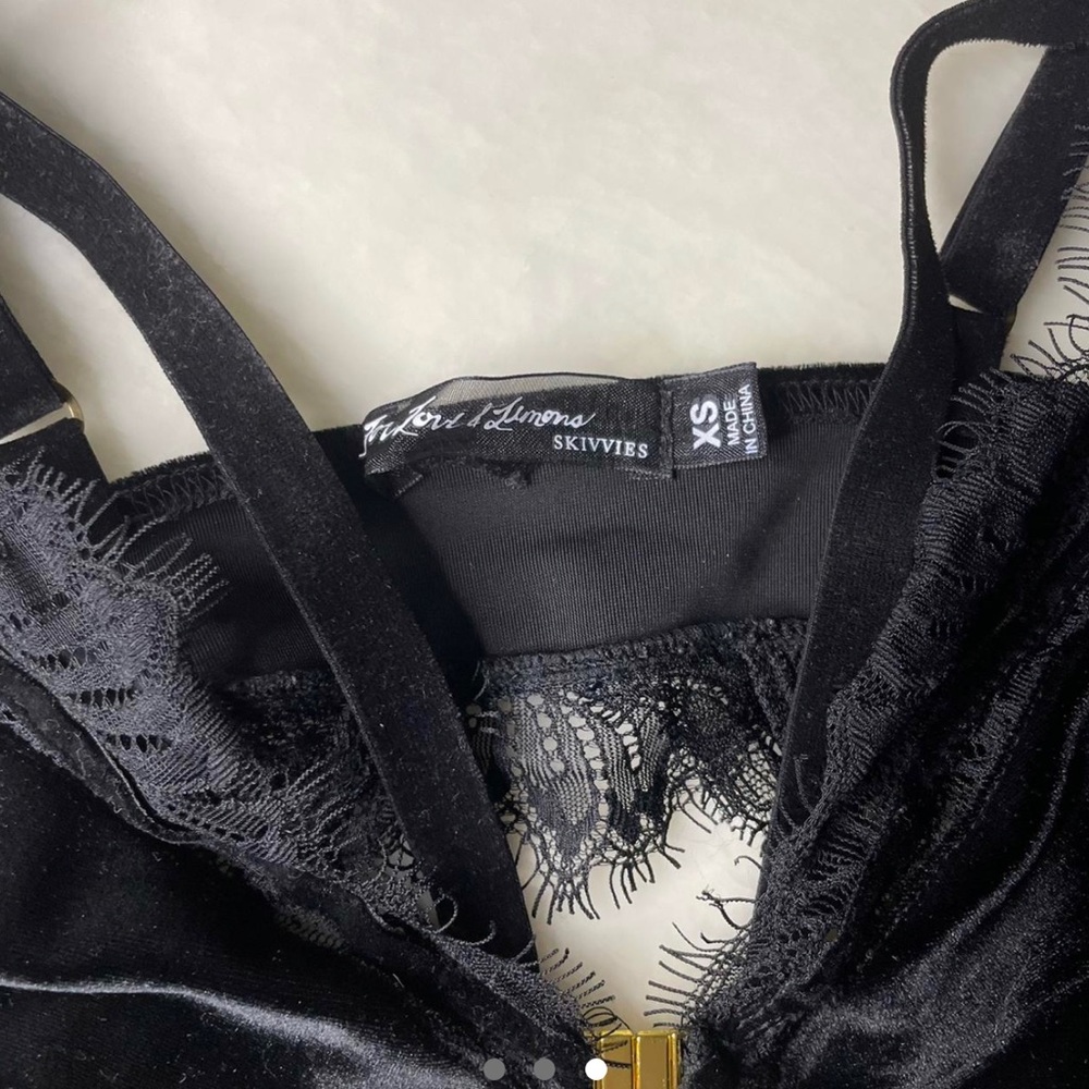 For Love and Lemons Marseille Bralette Black - Picture 4 of 4